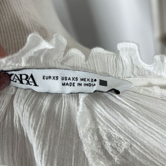 Zara Tiered Peasant Blouse - Picture 9 of 10